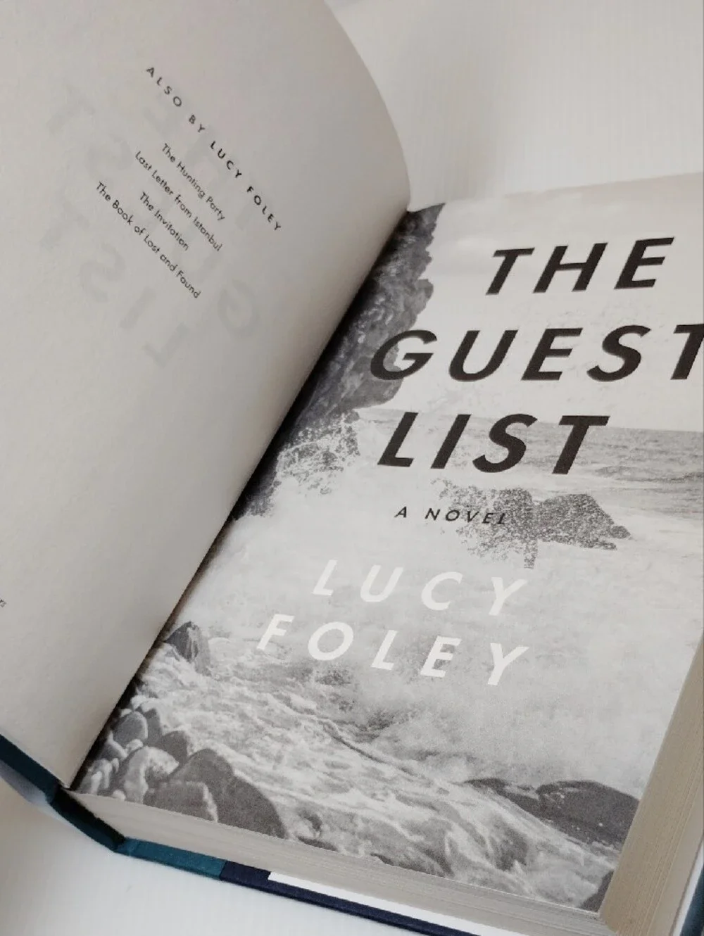 Barnes & Noble Black and Yellow 'The Guest List' Coffee Table Book